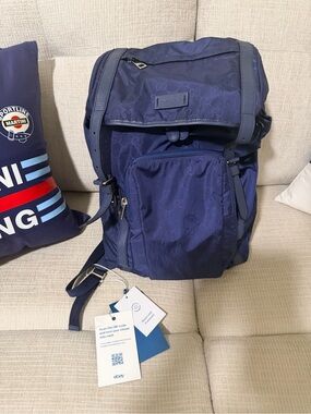 Gucci Navy GG Monogram Backpack for Men
